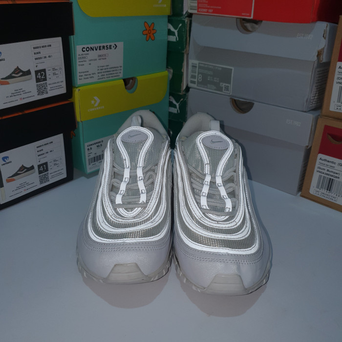 Nike Air Max 97 Platinum White Original - 42