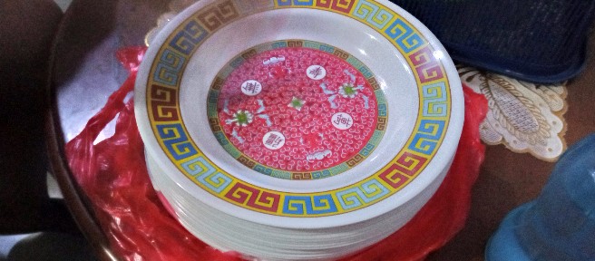 12 Pcs Piring Melamine Motif3