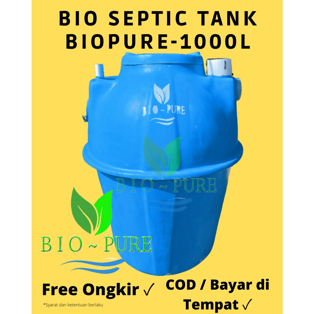 Septic tank bio 1000.liter sepitengbiotech biotank biofill Termurah