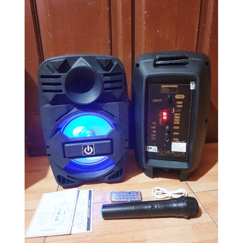 speaker bluetooth CRIMSON 8 inch WIRELESS suara mantap dan jernih