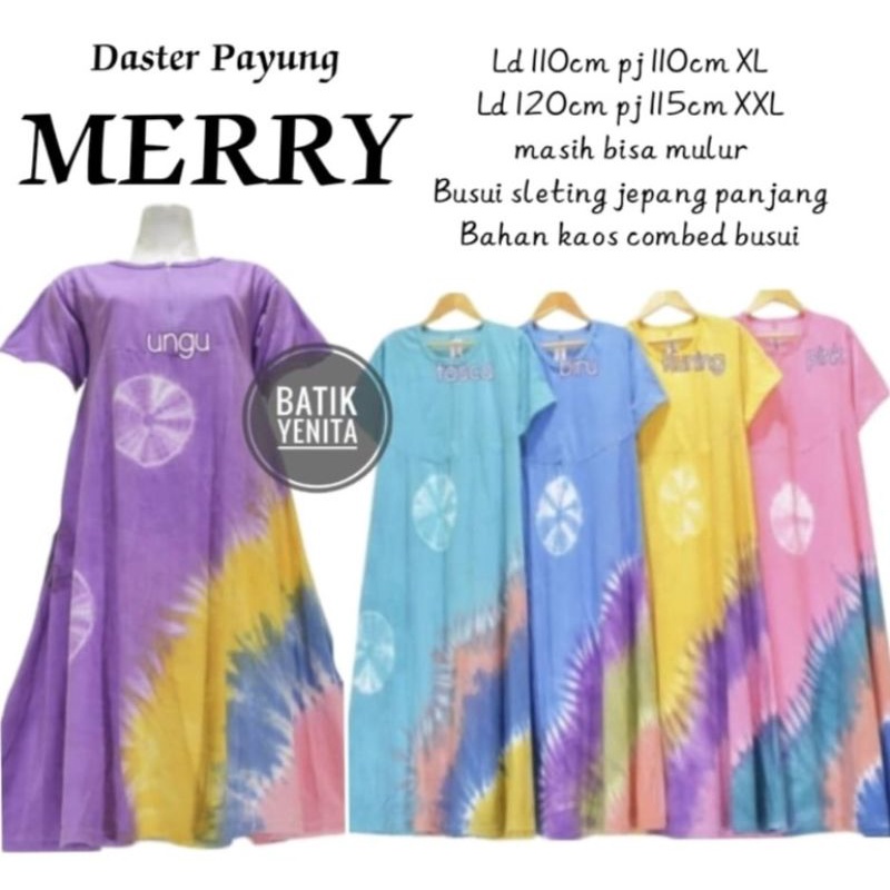Daster/Dater payung/Daster Busui/Daster kaos payung busui MERRY