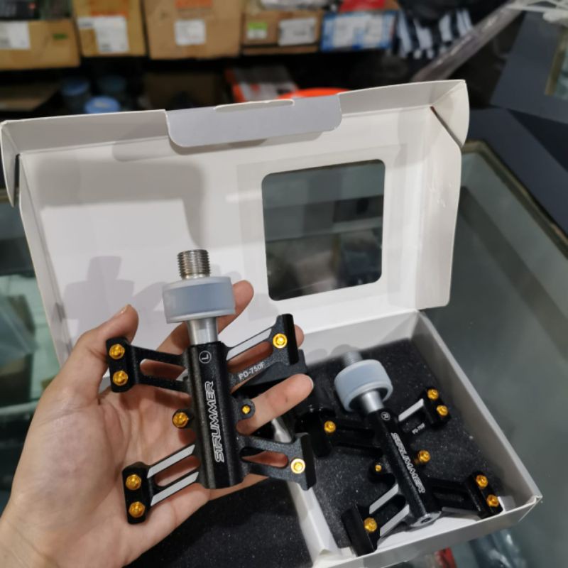 Jual PEDAL QR STRUMMER 750F WARNA HITAM COCOK UNTUK SEPEDA LIPAT ...