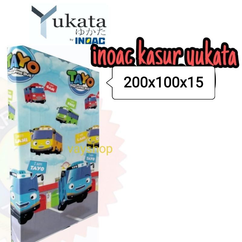 Kasur Busa INOAC uk 200x100x15cm Garansi Anti Kempes 10-15tahun