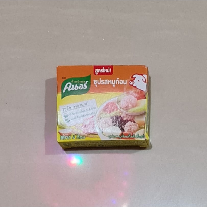 

Bumbu Kaldu Knorr Bouillon Pork Cubes Babi Flavour 40 Gram