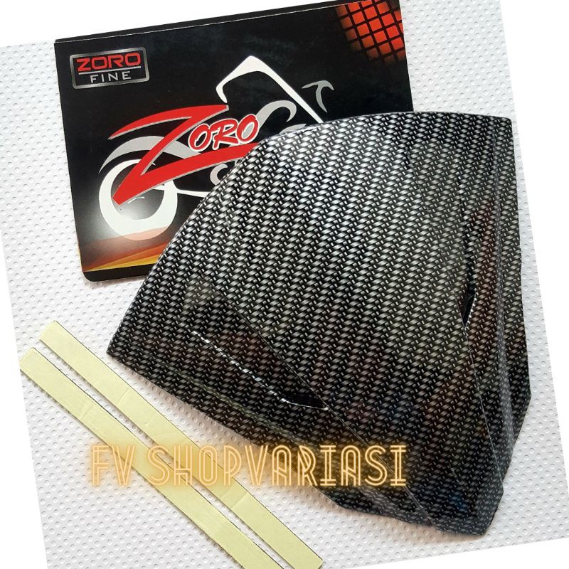 visor beat fi esp karbon putih motor beat fi 2014/2015 carbon Zoro import