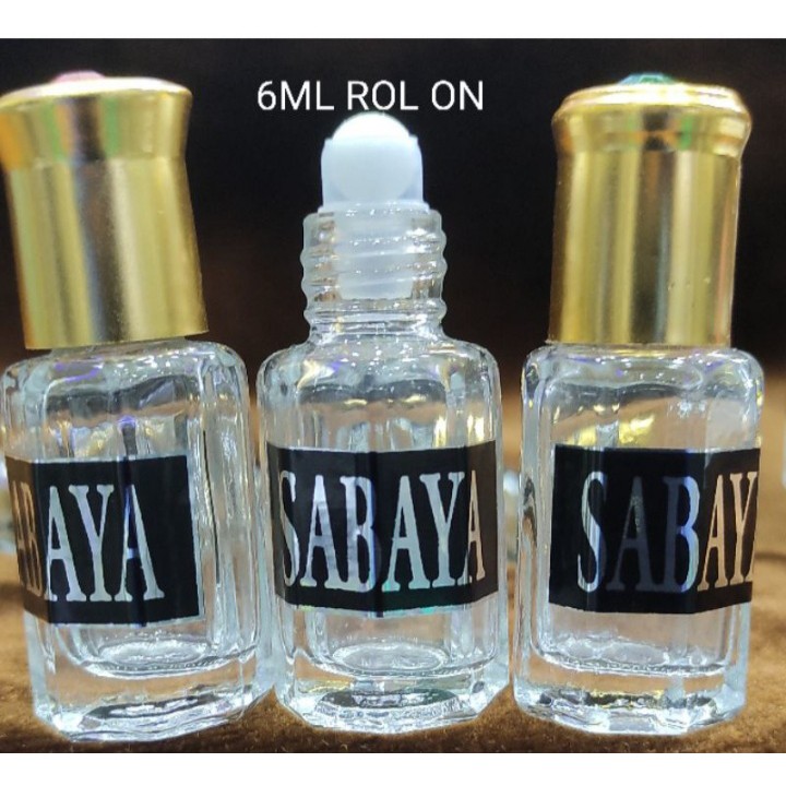 parfum sabaya biang murni 100% refill rol on 3ml 6ml dan 12ml, parfum aolat pria dan wanita