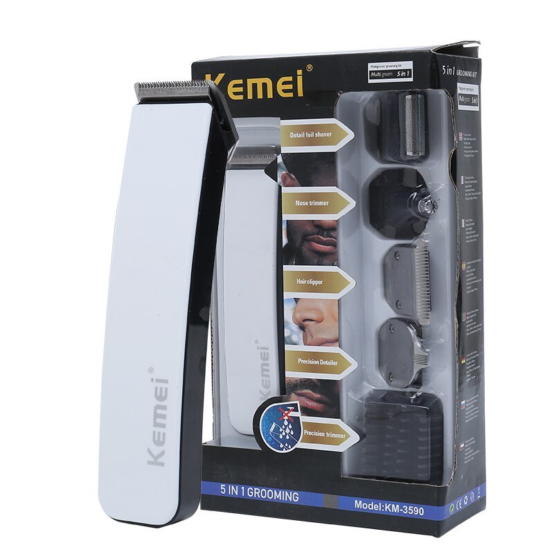 Shaver Kemei KM-3590 Alat Cukur Kumis Jenggot Grooming Multifungsi