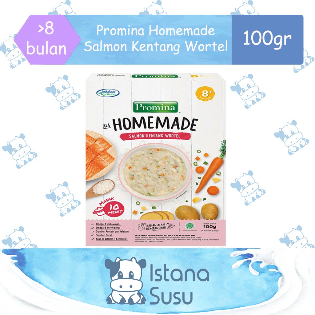 Promina ala HOMEMADE Bubur Bayi Usia 8+ Bulan 100gr