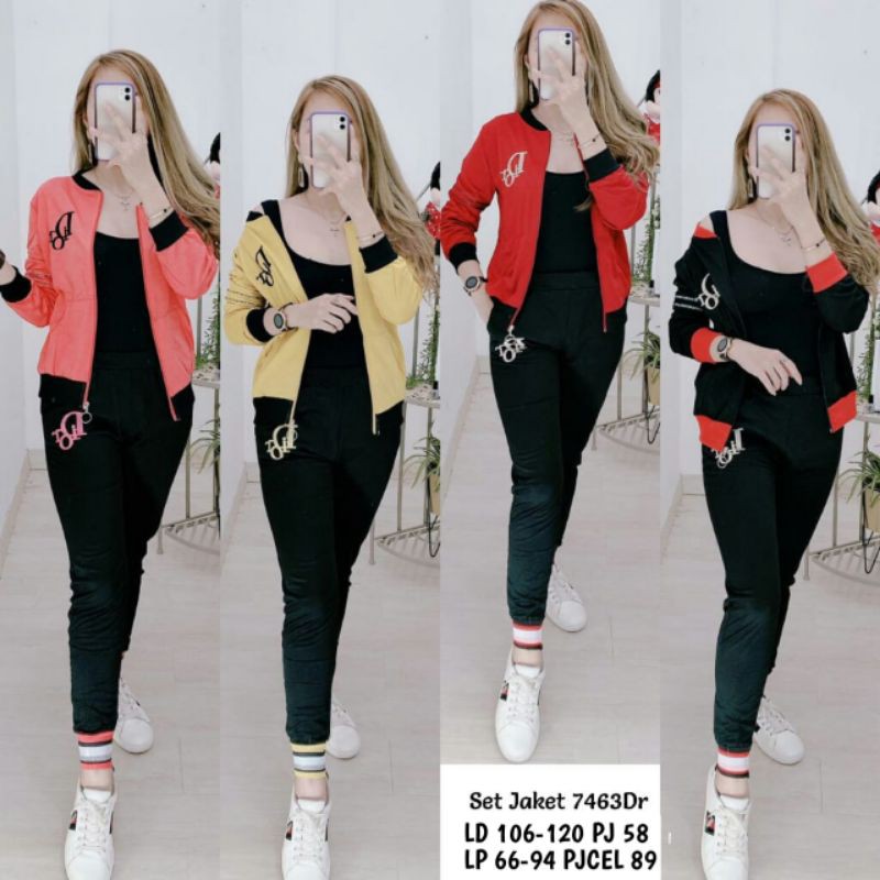 SET JAKET OLAH RAGA MOTIF DIOR