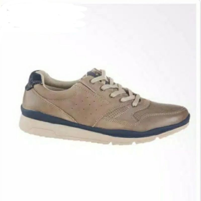 READY Sepatu Sneakers Pria Kulit Jim Joker Original DALE 2CA Beige