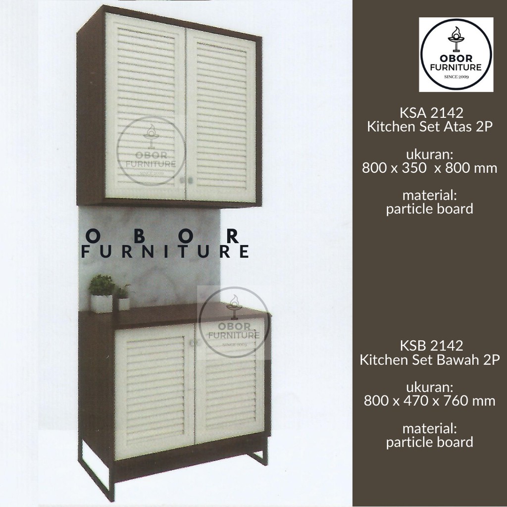 Kitchen Set Atas/Bawah Graver KSA 2142 KSB 2142