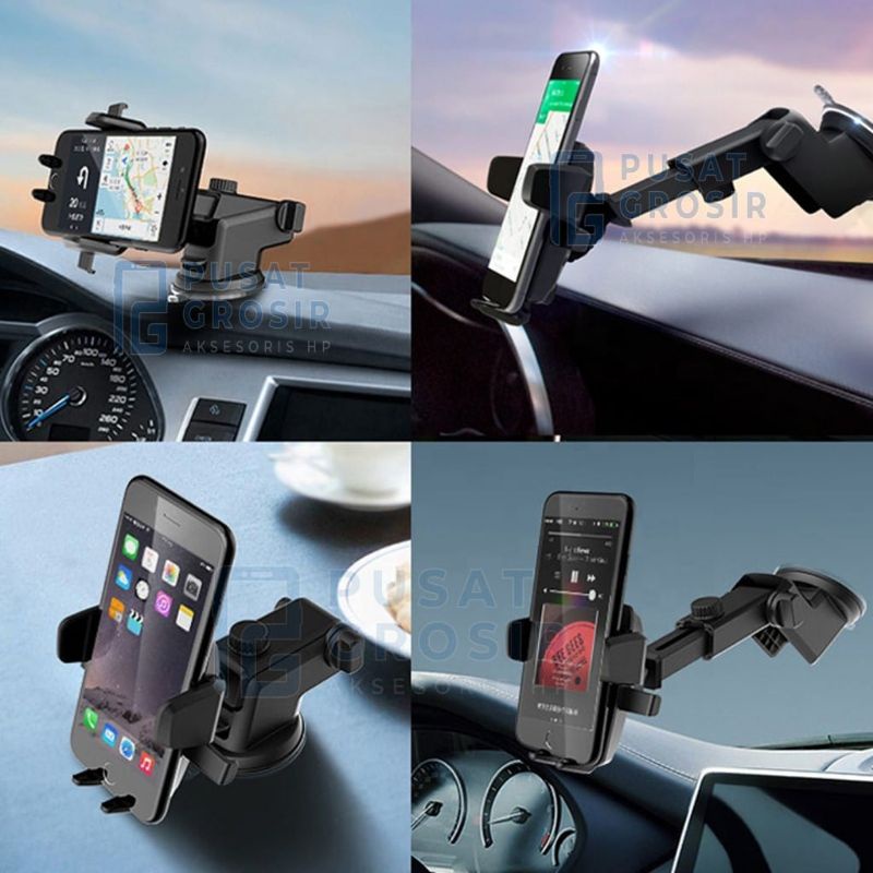 Car Phone Holder Mobil HD09 HD-09 dudukan hape stand handphone Alat penyangga hp dashboard