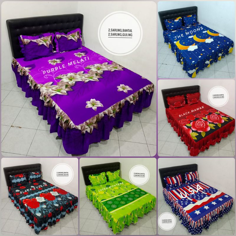 Sprei Rumbai Motif 180x200 / 160X200