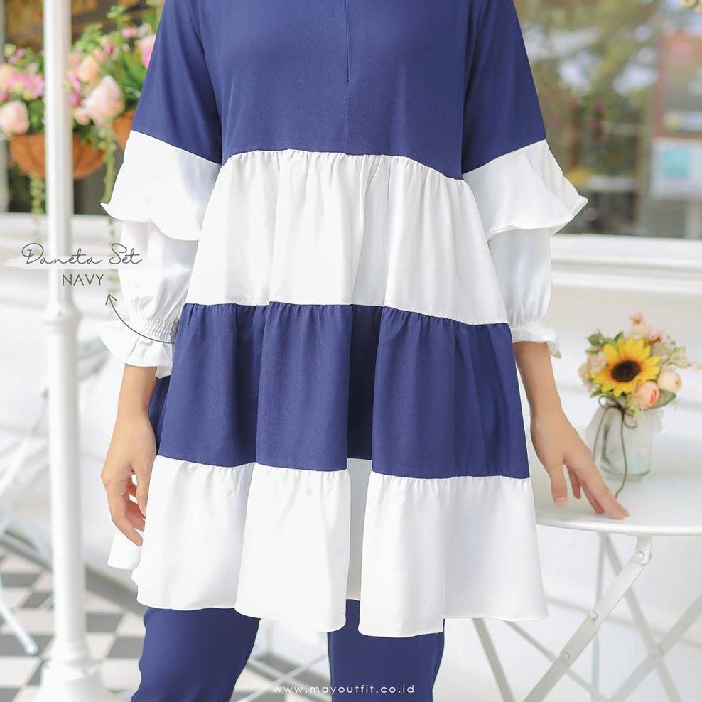 ひ SETELAN WANITA TERBARU 2021 DANETA SET / ITY CREPE / SETELAN TERLARIS /SETELAN MURAH / ONE SET ㅄ