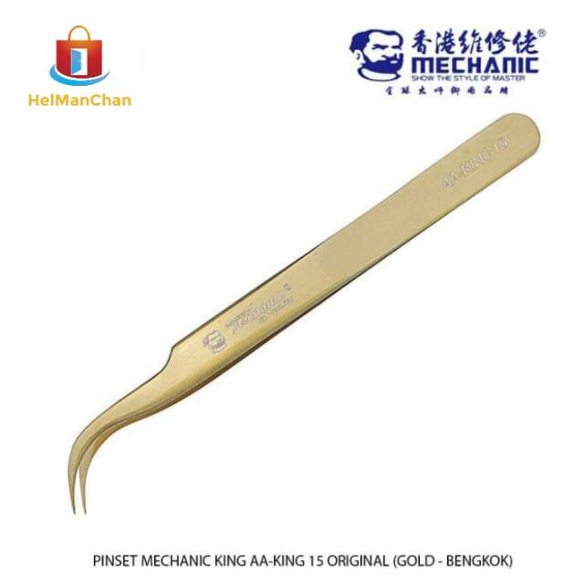 PINSET MECHANIC KING AA-KING 15 ORIGINAL (GOLD - BENGKOK)