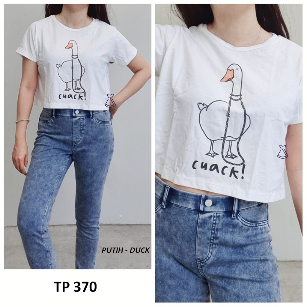 TP370 - BAJU ATASAN WANITA KAOS ADEM IMPORT MURAH