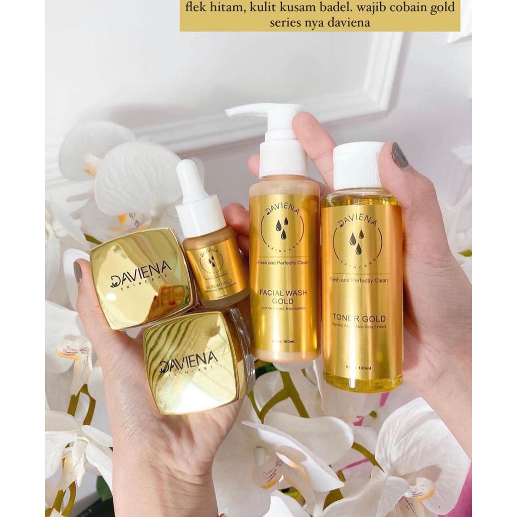 Paket Murah Facial Wash Gold Series Krim Wajah Flek Hitam