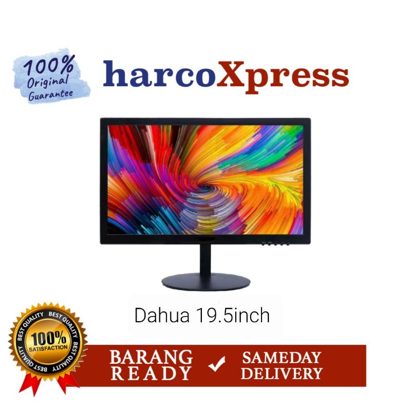 Monitor LED Dahua DHI-LM22-B200 22inch FHD built in speaker hdmi vga | LM20 A200 19.5&quot; LM22