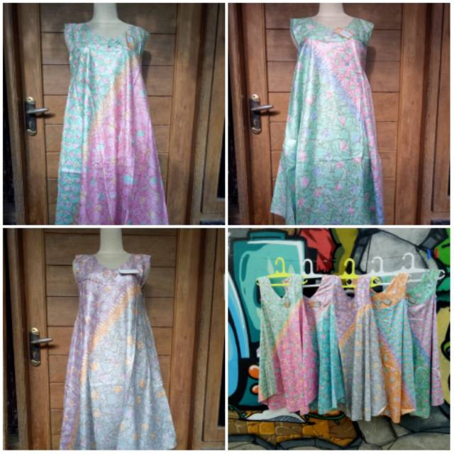 DASTER IBU YUKENSI TANKTOP DASTER TANPA LENGAN MODEL PAYUNG LEBAR BAWAH