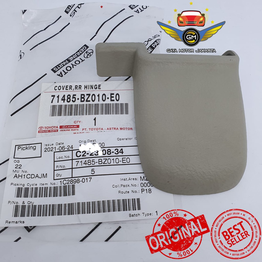 Cover Baut Jok Toyota Avanza-Xenia Grege 71485-BZ010-E0 Original