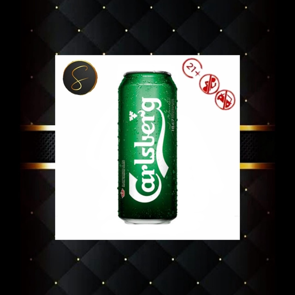 BIR CARLSBERG DANISH PILSENER 500ML CAN JUMBO KALENG