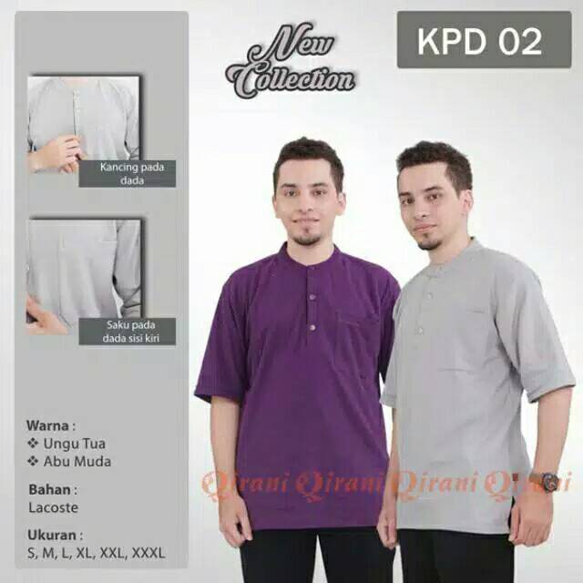QIRANI QDP 02/Atasan qirani/atasan murah/atasan pria/atasan adem/atasan kaos