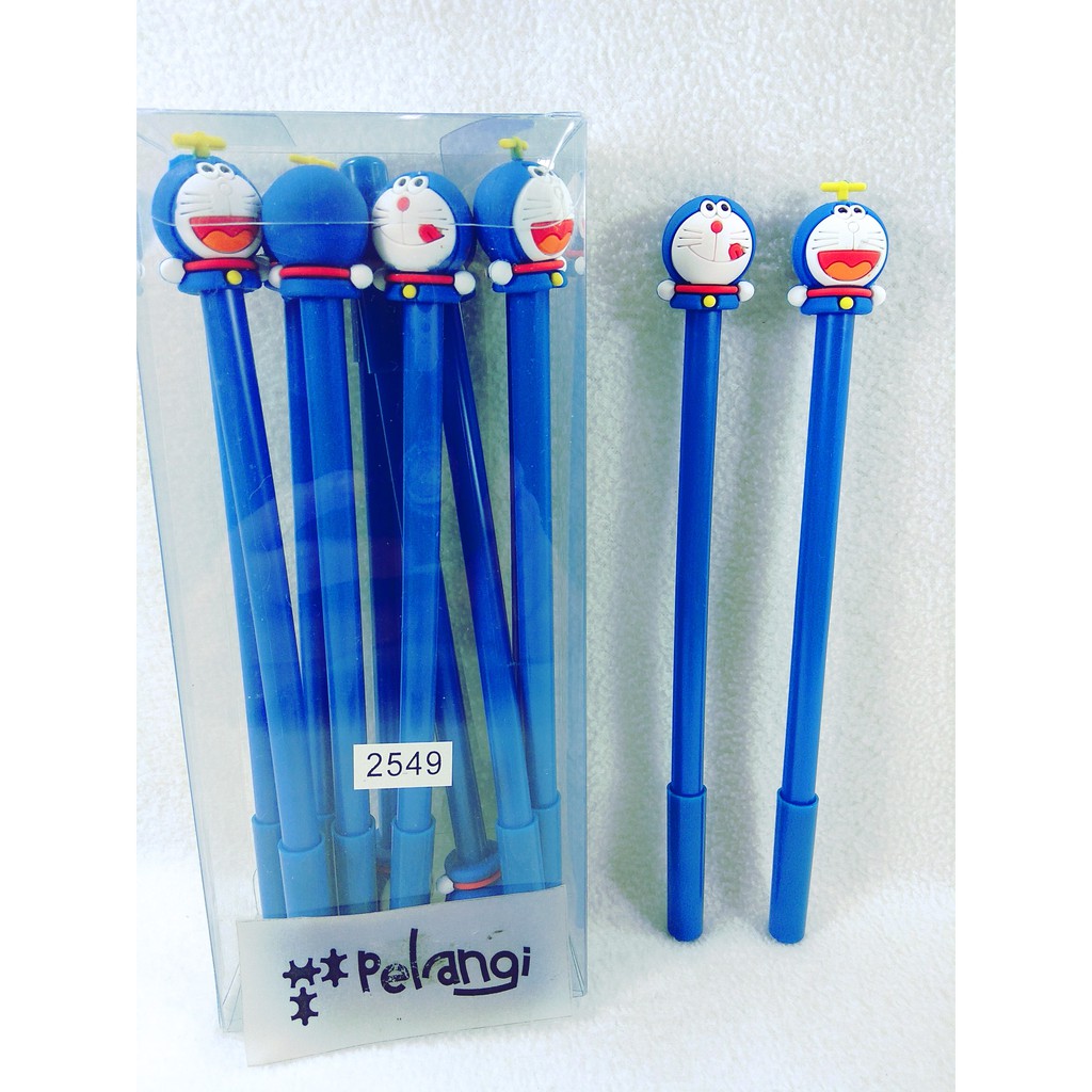 

pulpen karakter doraemon isi 12 pcs