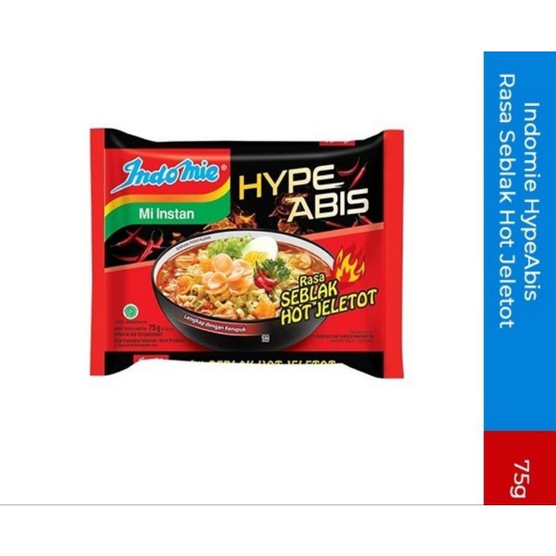 

Indomie Hype Abis Seblak Hot Jeletot 1 Pcs