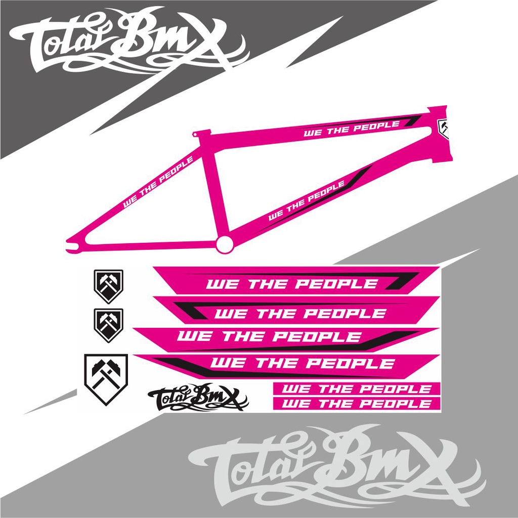 STICKER VARIASI STRIPING SEPEDA BMX / STRIPING STICKER SEPEDA BMX VARIASI / BMX VARIASI STICKER WTP 