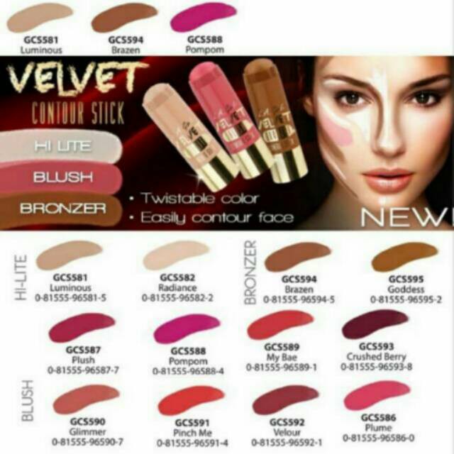 LA GIRL Velvet Contour Stick