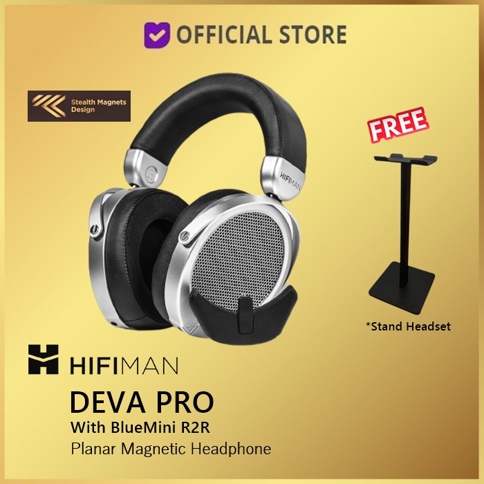 Hifiman Deva Pro Planar Magnetic Headphone with Bluemini R2R Headset