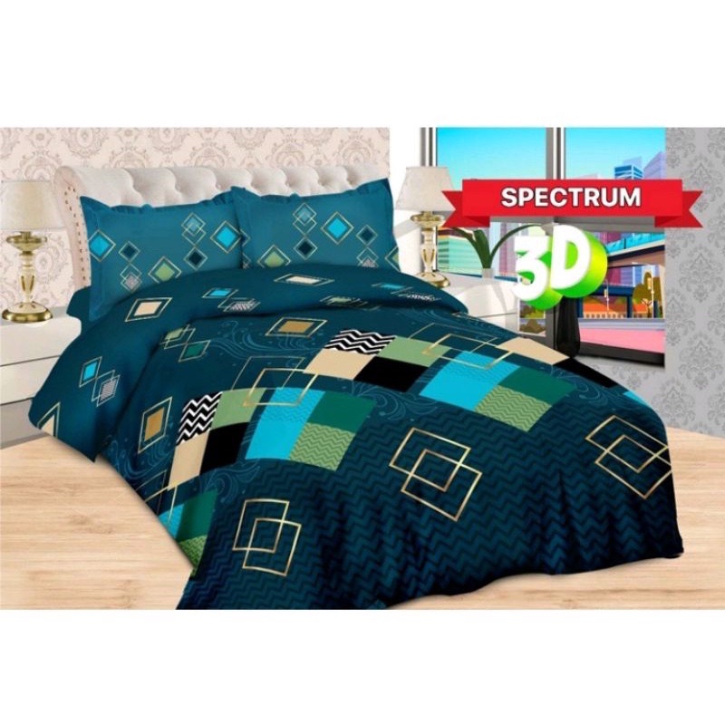 (BISA COD)SPREI BONITA DISPERSE MOTIF SPECTRUM UK 180 / 160/ 120*200 CM BARANG ORIGINAL