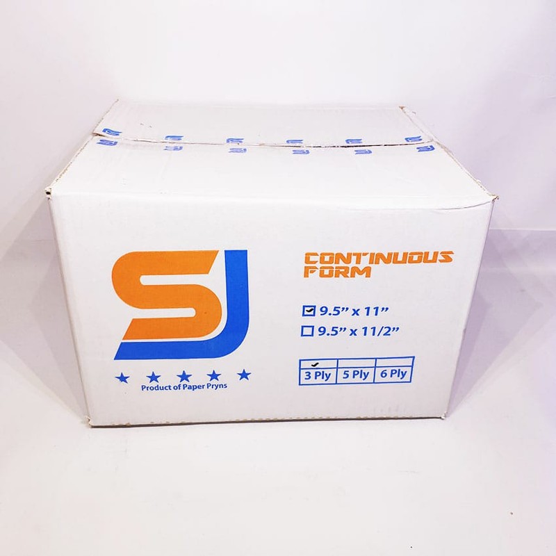 

Paper Pryns Continuous Form 9,5 x 11 3ply SJ Orange - Warna