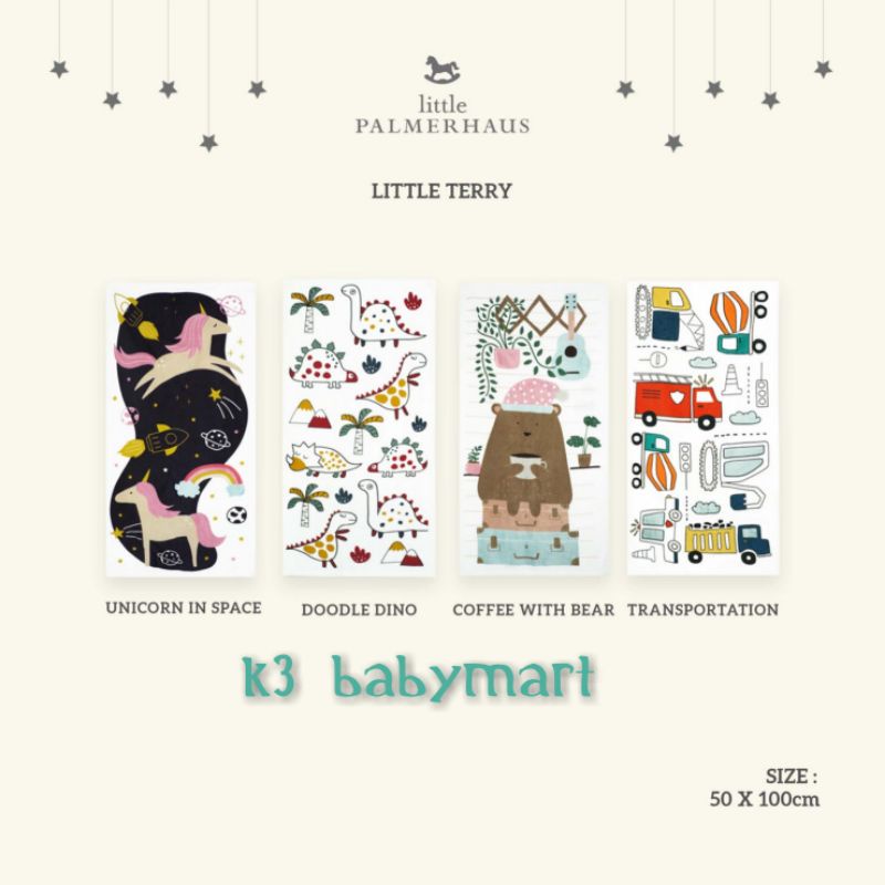 Handuk Bayi Little Terry baby towel by little palmerhaus handuk anak terry palmer disney mickey pooh