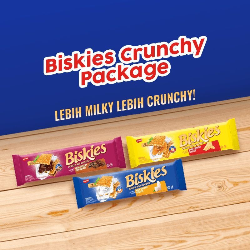 

Biskies Crunchy milk Crackers 96gr