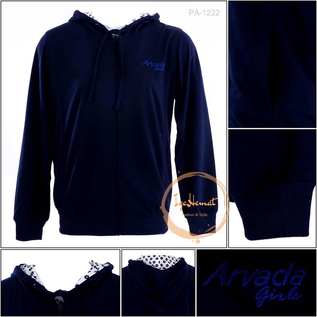 JAKET JUMPER HOODIE PEREMPUAN ARVADA L-XXL[PA1222]