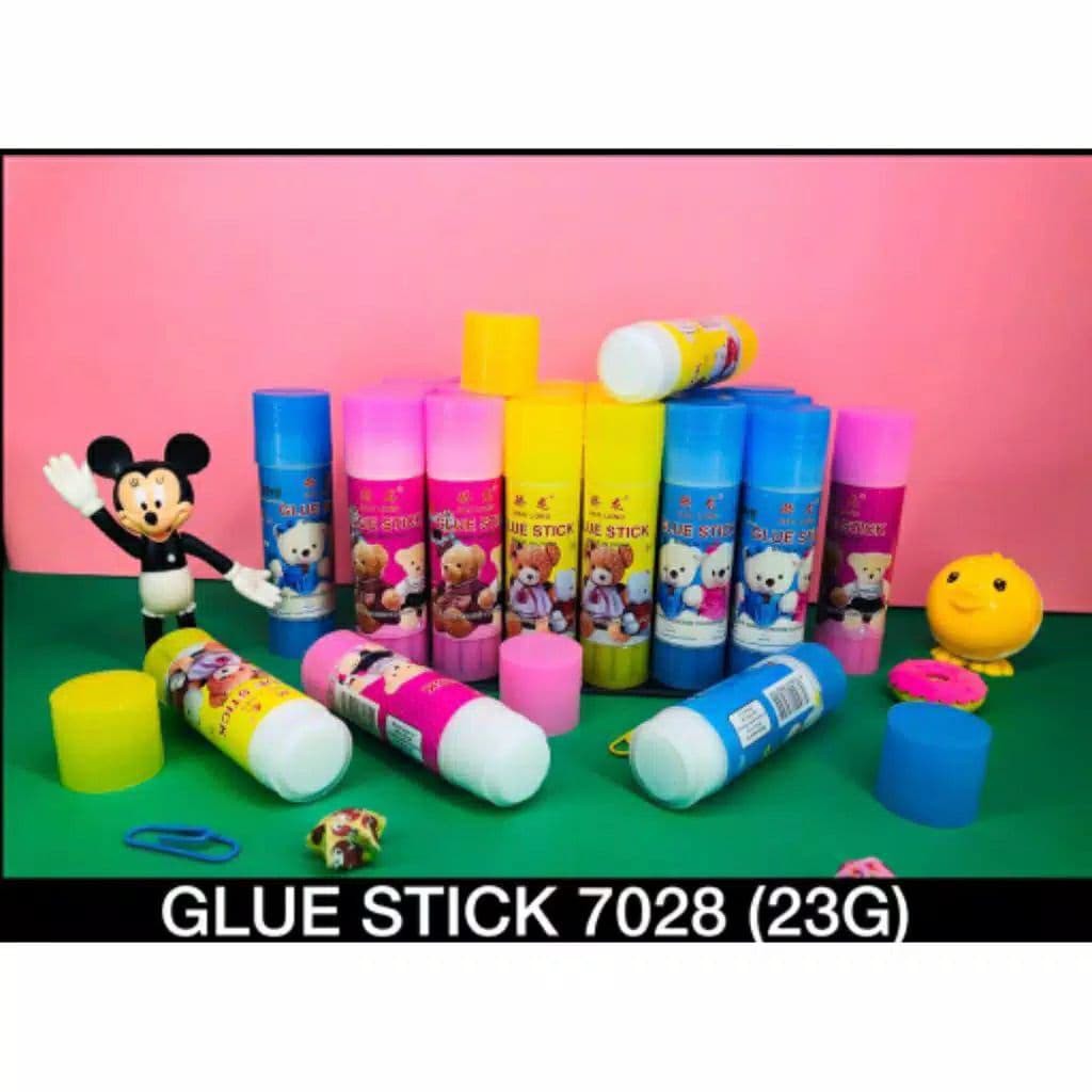 LEM STIK GLUE STICK UKURAN BESAR KARAKTER KARTUN