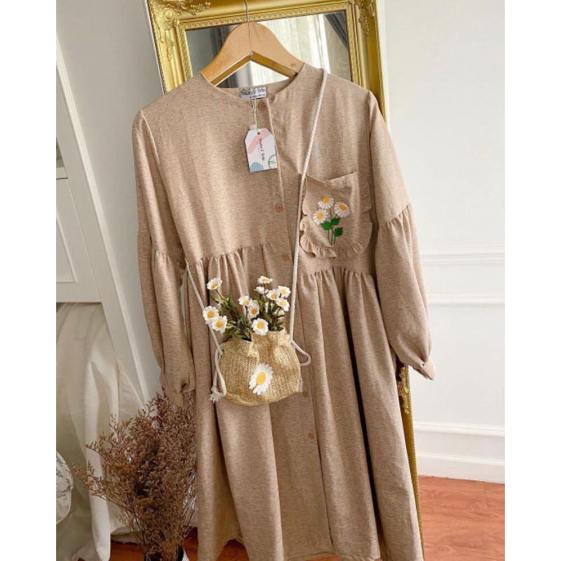 Midi daisy mocca HAIDEE ORLIN