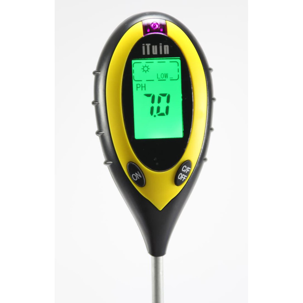 DSA    ph tanah digital 4in1 merk ituin  iTuin  digital Ph Meter tanah soil  .