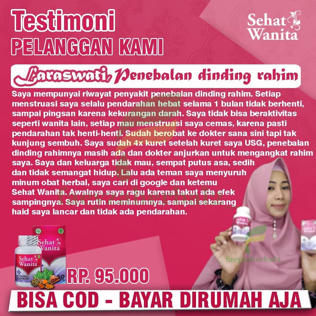 Obat Nyeri Haid - Obat Terlambat Datang Bulan Hed Haid Mentruasi - Hed Tidak Lancar - Obat Kanker Serviks - Penghancur Miom - Haid Tidak Lancar - Nyeri Haid - Turun Rahim - Obat Turun Peranakan - Obat Benjolan kista - Walatra Sehat Wanita