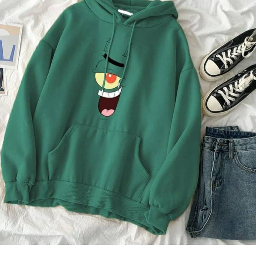 ☇ Spongebob x Nickelodeon Hoodie sweater cewek cowok pria Part 2 ◊