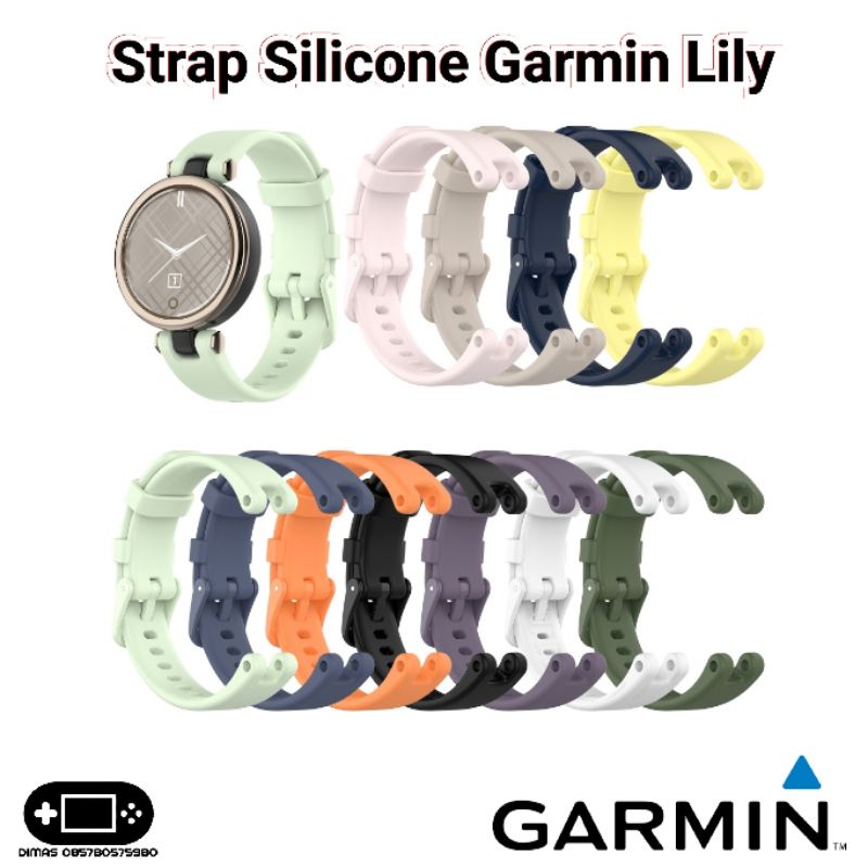 New Strap Silicone Garmin Lily Silicon Tali Jam Smartwatch