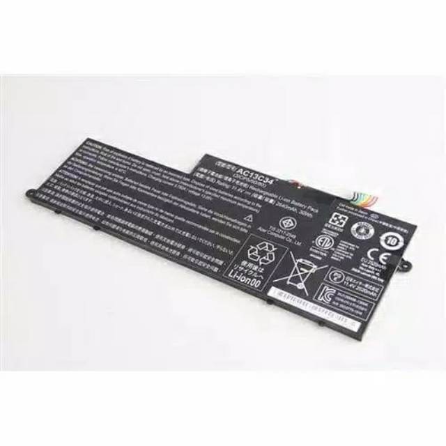 Baterai Laptop Original ACER Aspire V5-132 V5-122, V5-122P, E3, E3-111, AC13C34