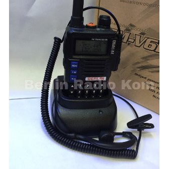 Promo Termurah Radio Ht   Walky Talky Berlin Fm V6Pro 3Band Rainfoop   Handsfree Original