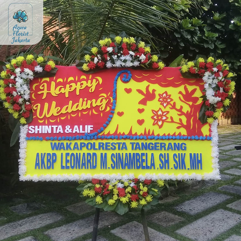 Karangan Bunga Papan Duka Cita Wedding Congratulation Grand Opening Jakarta