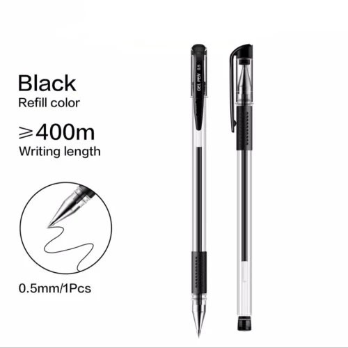 

Gel Pen Hitam anti macet Setara Joyko Pena Gel Hitam Pulpen Gel Hitam
