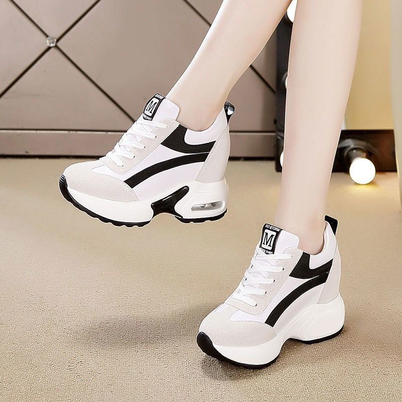 littlekiddoss Sepatu Sneakers Wanita Import Sepatu Kets Tinggi SD2111