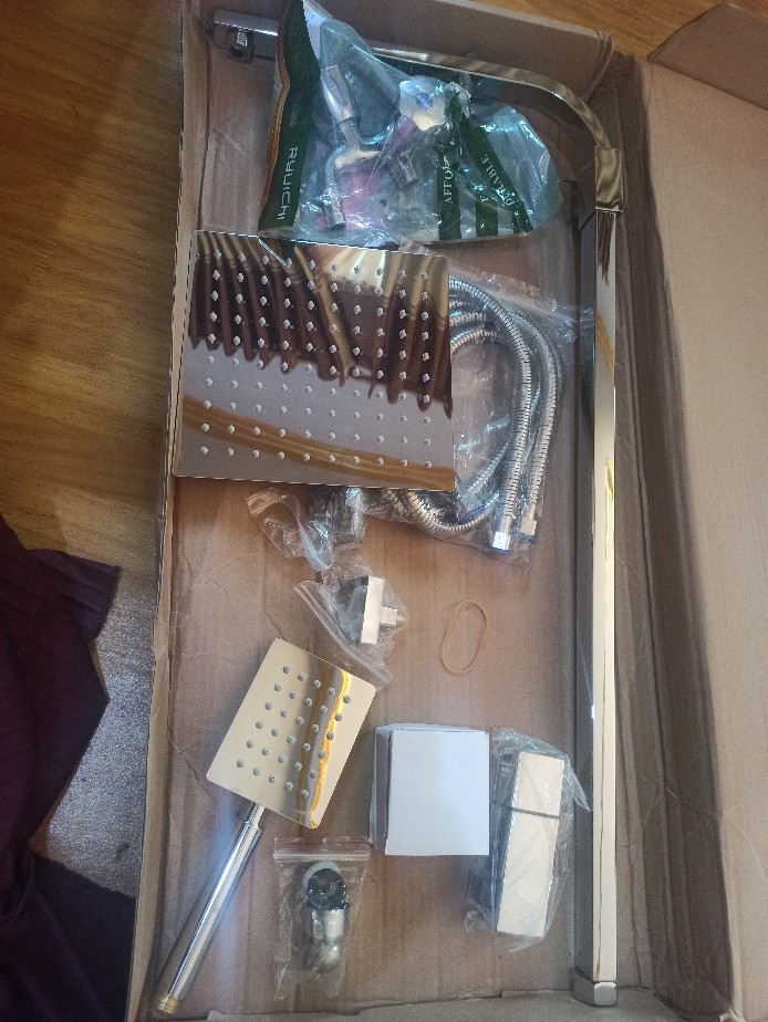 Shower Tiang Set Full Stainless / Shower Mandi / Handshower