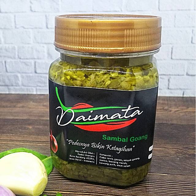 

Sambal goang DAIMATA berat bersih 150gr