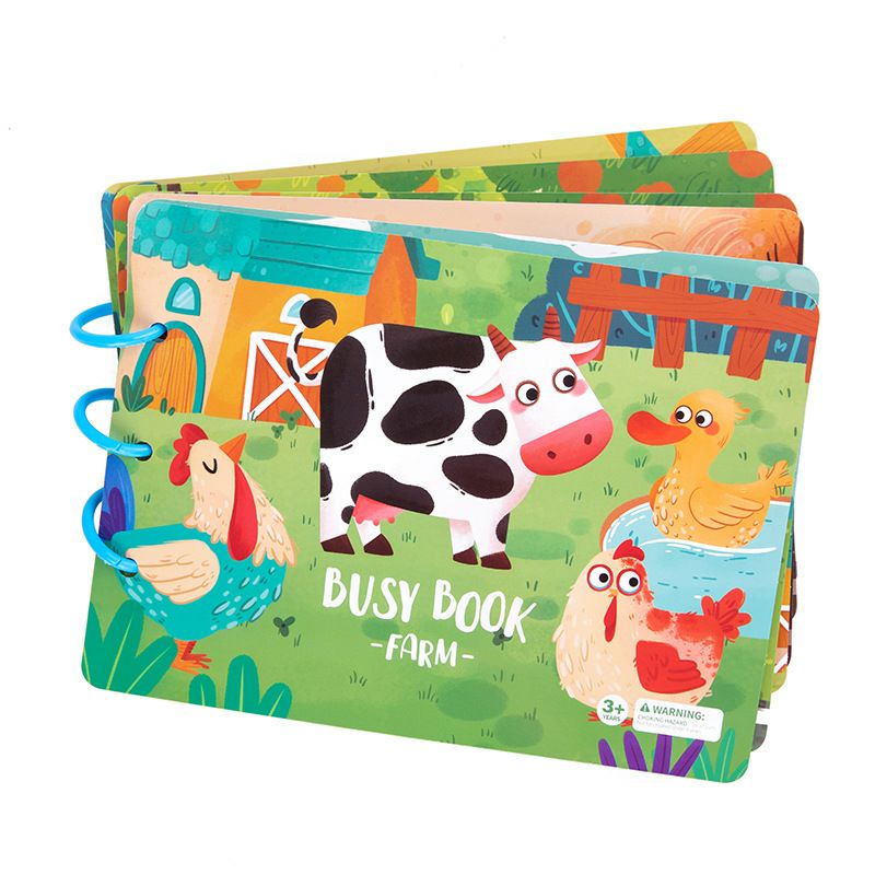 QUIET BOOK / BUSY BOOK / BUKU AKTIVITAS STICKER ANAK / KIDS ACTIVITY BOOK / BUKU Cognitive ANAK